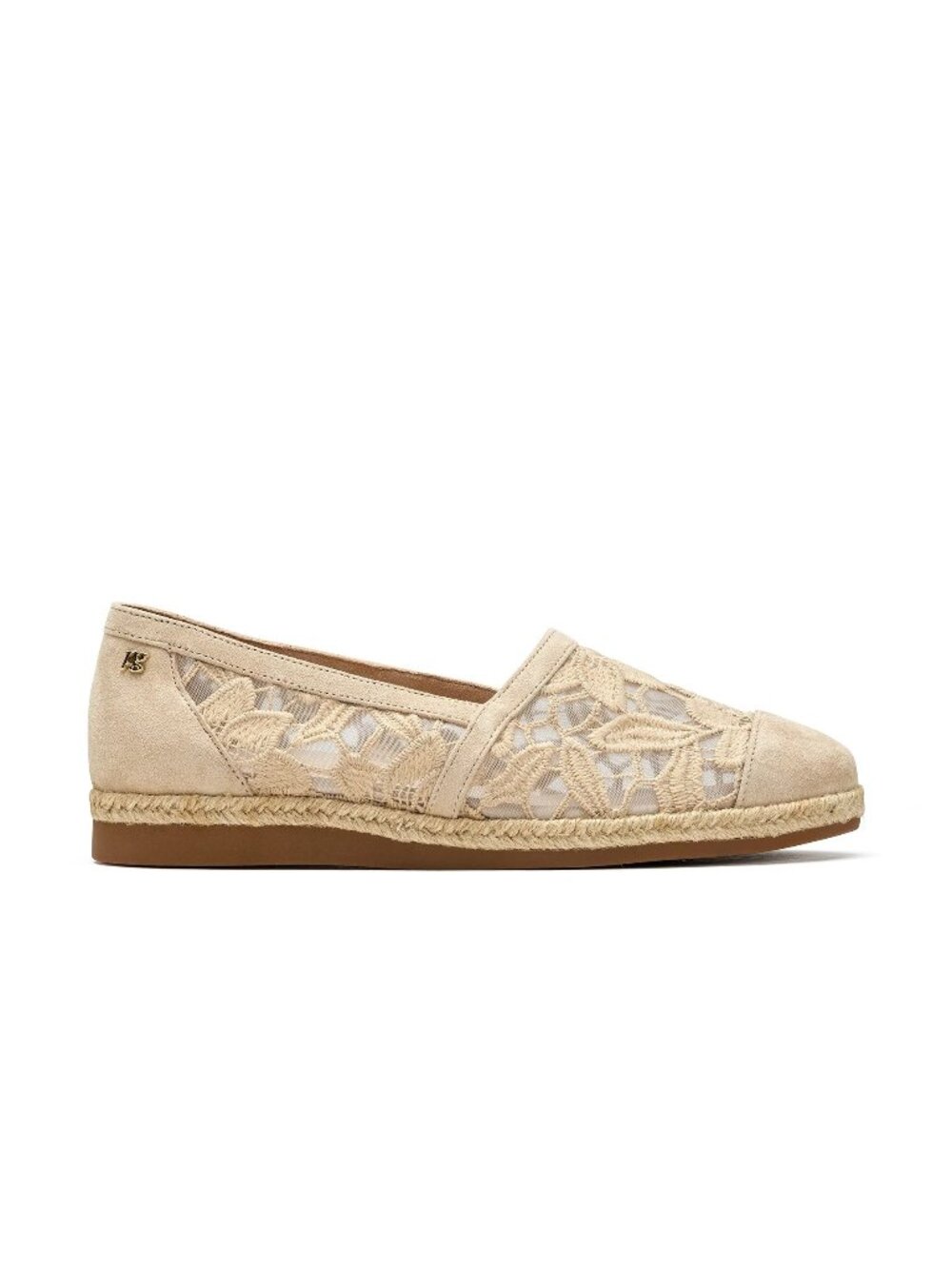 🆕 PAUL GREEN Danica Lace Espadrille Flat Shoe Biscuit Beige 8.5